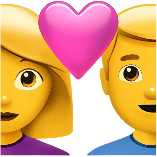 Couple with heart